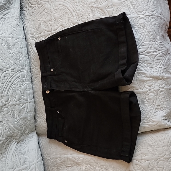 Old Navy Jean Shorts O.G. Straight High Rise Secret Smooth Pockets Size 8 - Picture 1 of 4